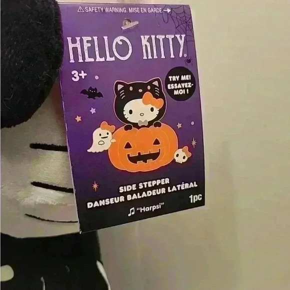 Hello Kitty Halloween Skeleton Electronic Side Stepper Plays Music - Picture 6 of 6